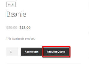 RFQ functionality
