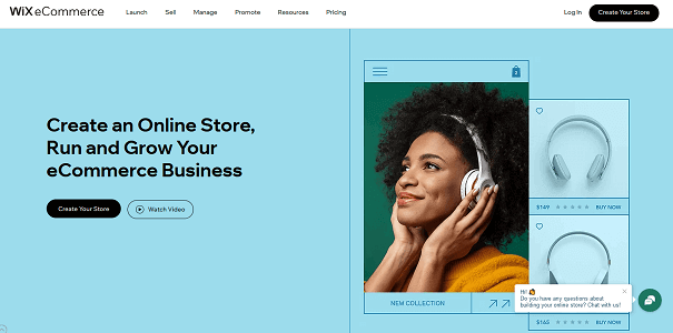 WixCommerce Shopify alternative 