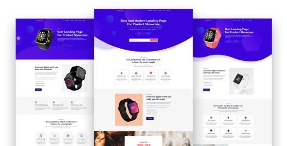 Ecommerce landing pages example