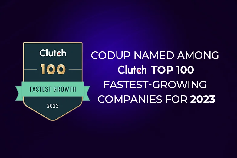Codup got Clutch top 100 award - 2023