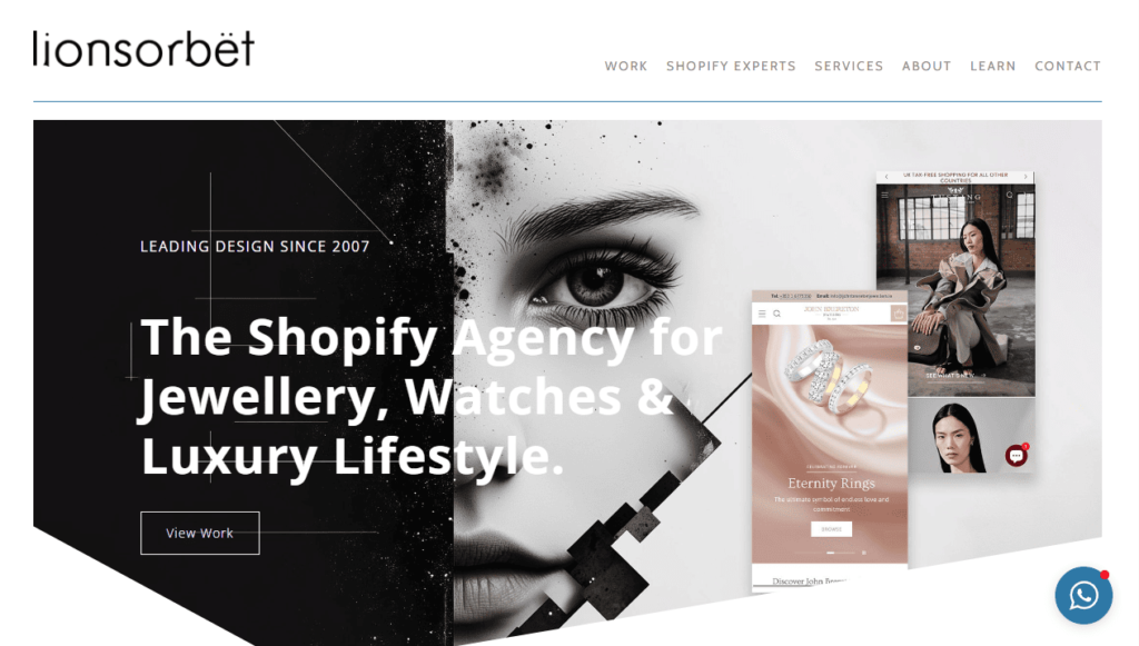 Shopify Agnecy for Jewelery and Watches