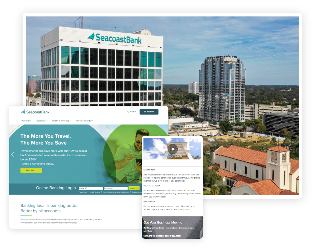 case study of sea coast bank showing custom api integration for b2b ecommerce workflows