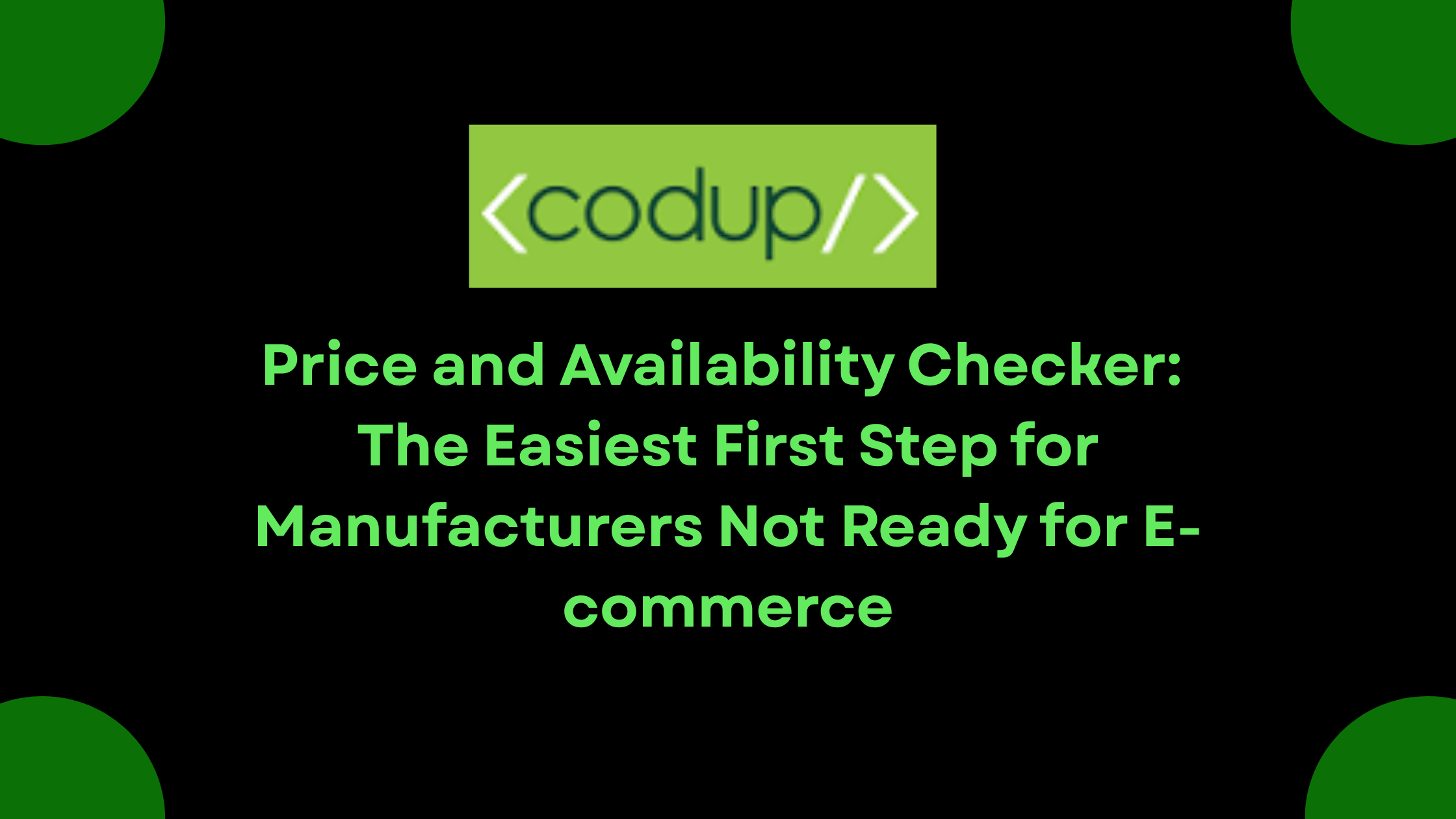 price and availability checker
