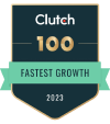 Clutch 100 Fastest Growth, 2023